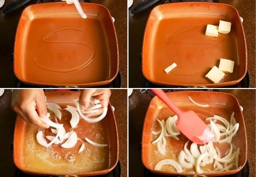 Heat the Pan and Cook the Onion