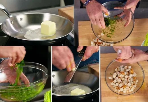 Make the Garlic Herb Butter