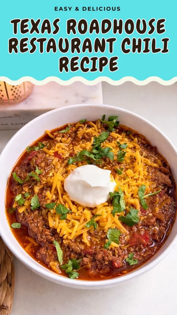 Texas Roadhouse Restaurant Chili