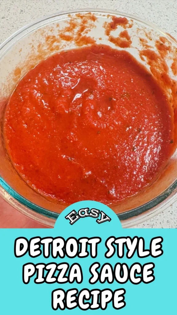 Easy & Tasty Detroit Style Pizza Sauce Recipe