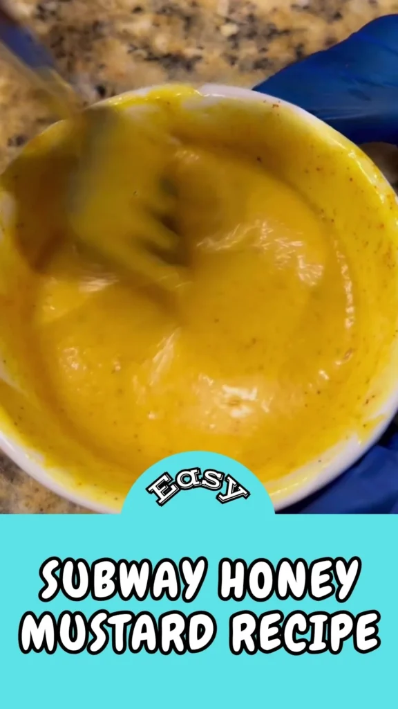Easy & Tasty Subway Honey Mustard Recipe