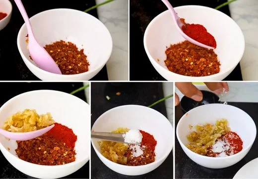 Prepare the Chilli Oil Mixture
