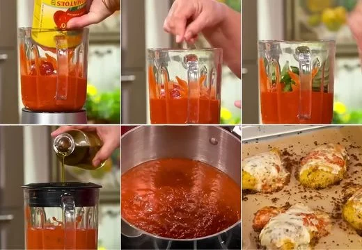 Add the cheese and Make the tomato sauce