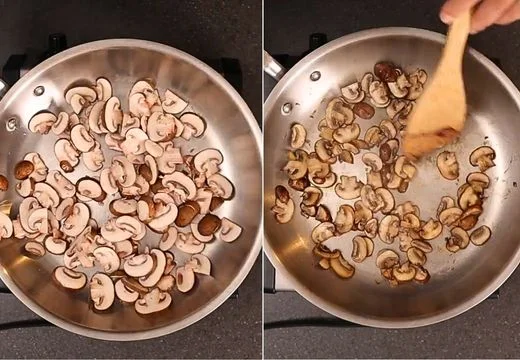 Cook the Mushrooms