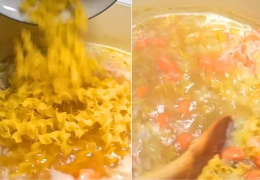 Cook the noodles