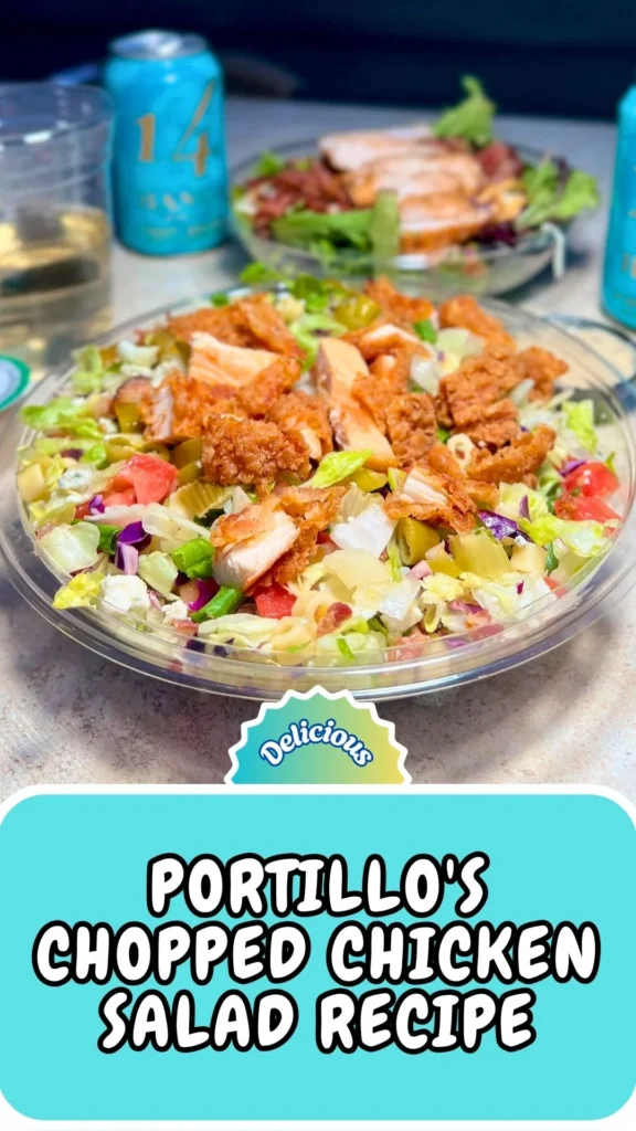 Copycat Portillos Chopped Chicken Salad Recipe