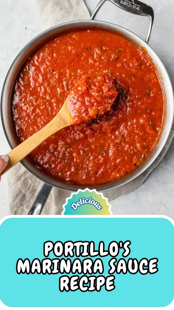 Copycat Portillo's Marinara Sauce Recipe