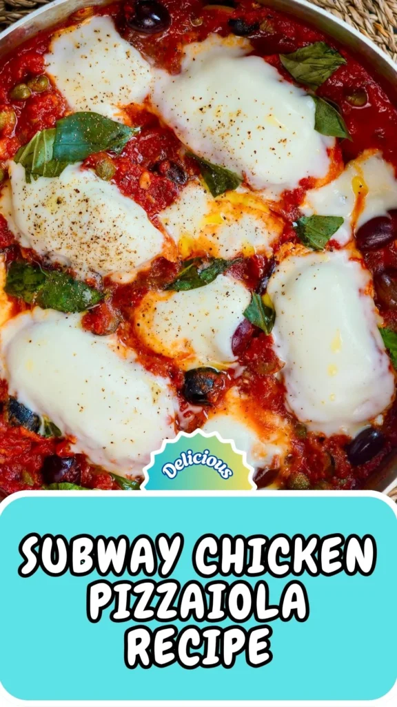 Copycat Subway Chicken Pizzaiola Recipe