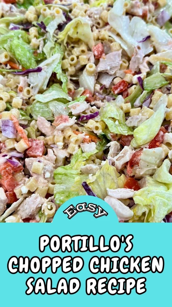 Easy & Tasty Portillos Chopped Chicken Salad Recipe