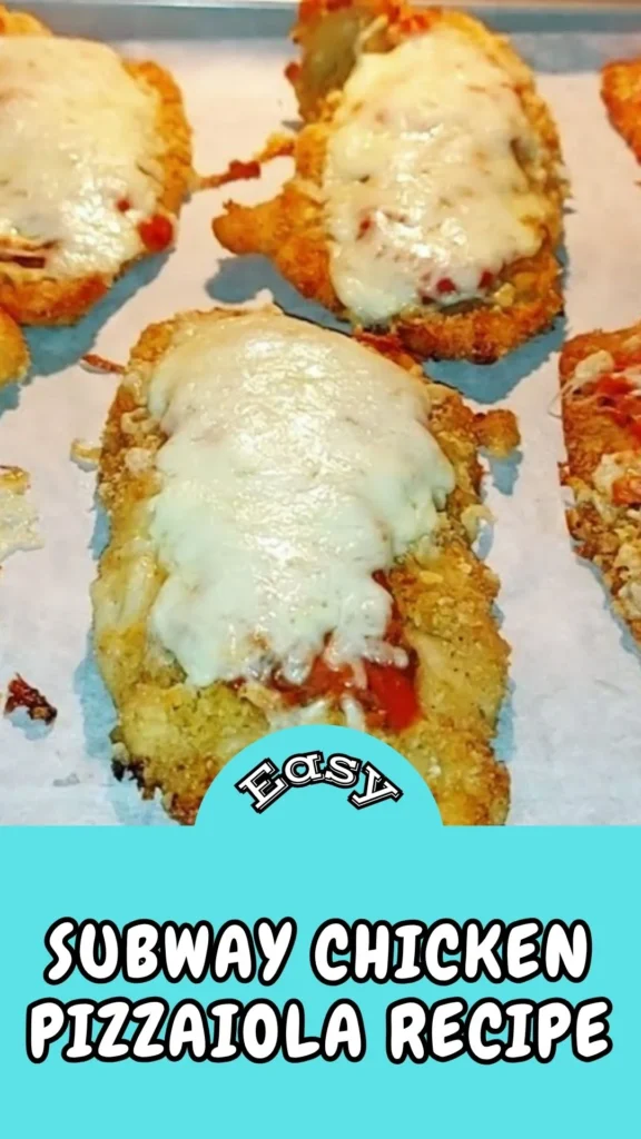 Easy & Tasty Subway Chicken Pizzaiola Recipe