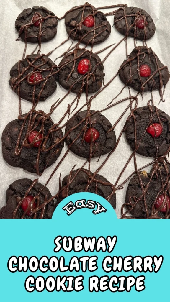 Easy & Tasty Subway Chocolate Cherry Cookie Recipe