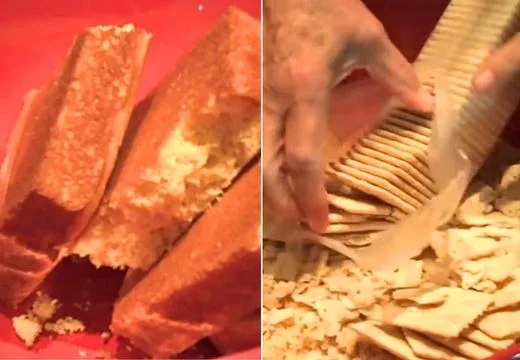 Prepare the bread base