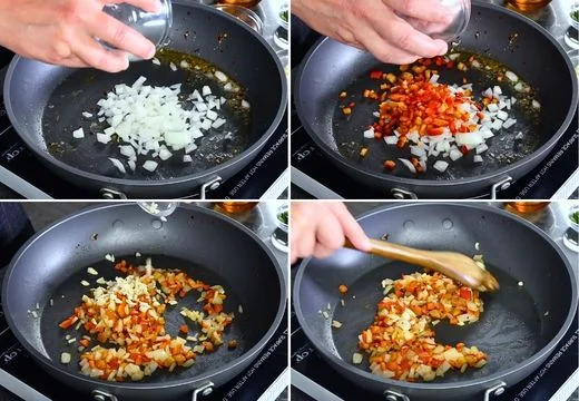 Sauté the aromatics