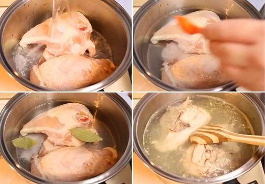 Cook the chicken