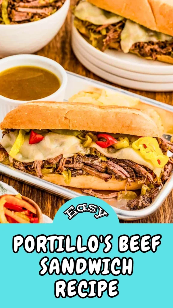 Easy & Tasty Portillos Beef Sandwich Recipe