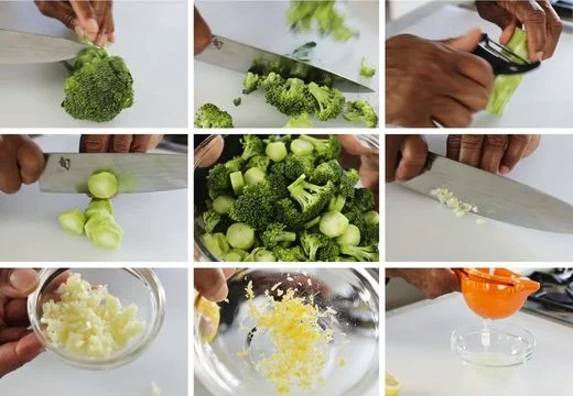 Prep the broccoli