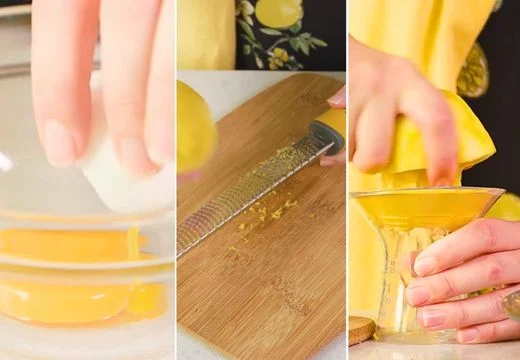 Prepare the Lemon Ingredients
