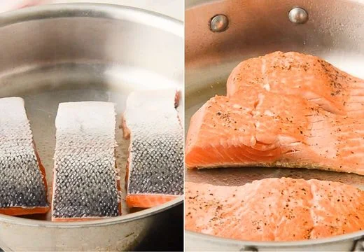 Sear the Salmon