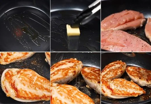 Sear the chicken