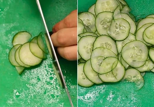 Slice the Cucumbers