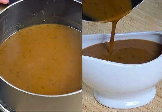 Thicken and finish