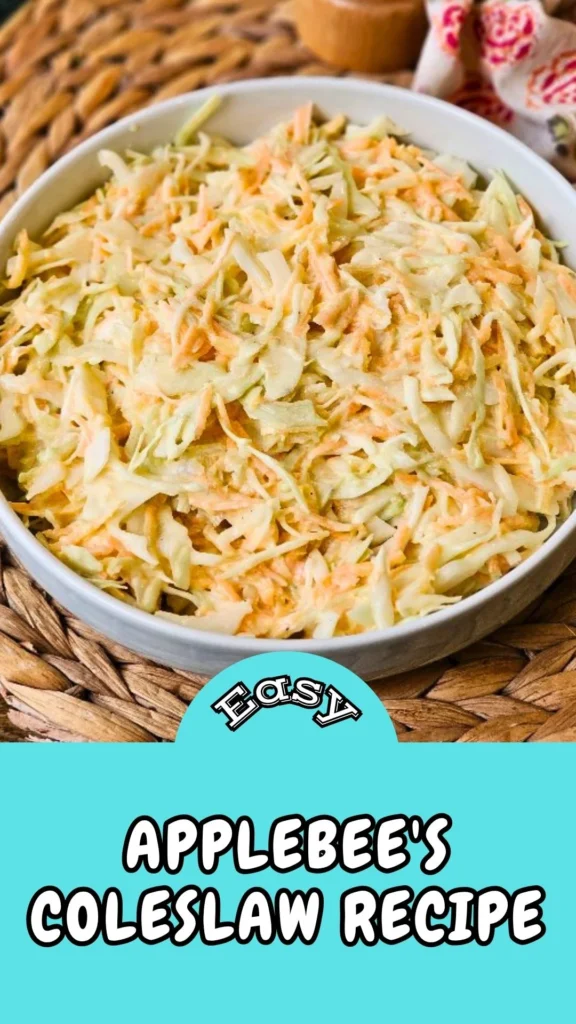 Easy & Tasty Applebees Coleslaw Recipe