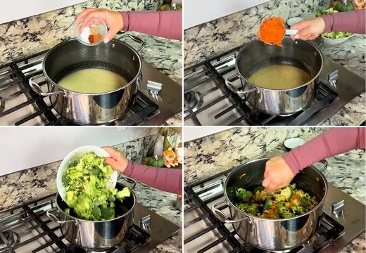 Season and Add Vegetables