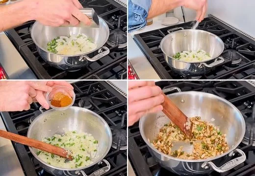 Cook the Vegetables and Spices