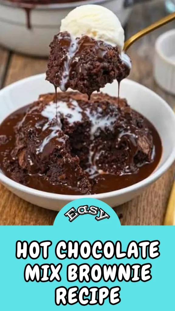 Easy & Tasty Hot Chocolate Mix Brownie Recipe