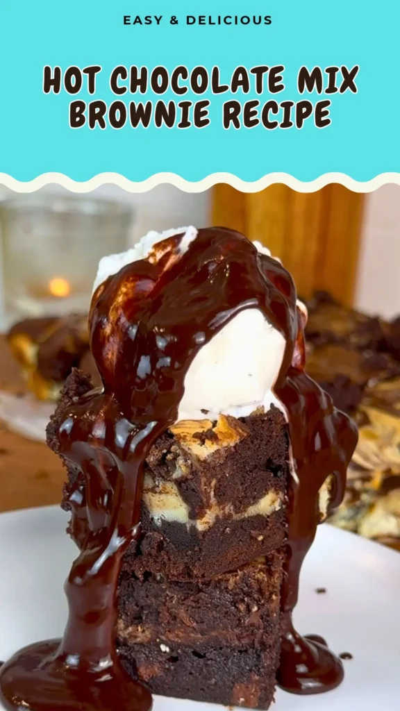 Hot Chocolate Mix Brownie